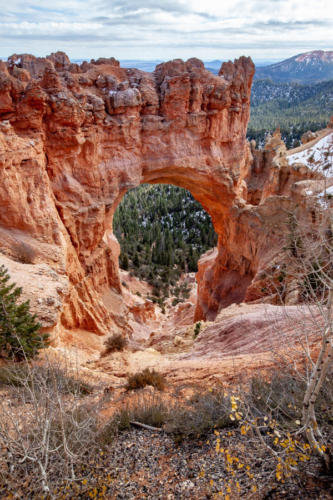 18-Mile Scenic Drive Natural Bridge Overlook at Bryce Canyon National Park #vezzaniphotography